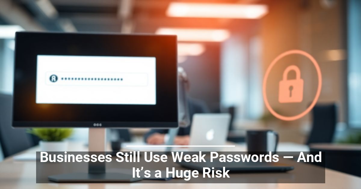 Businesses Still Use Weak Passwords — And It’s a Huge Risk
